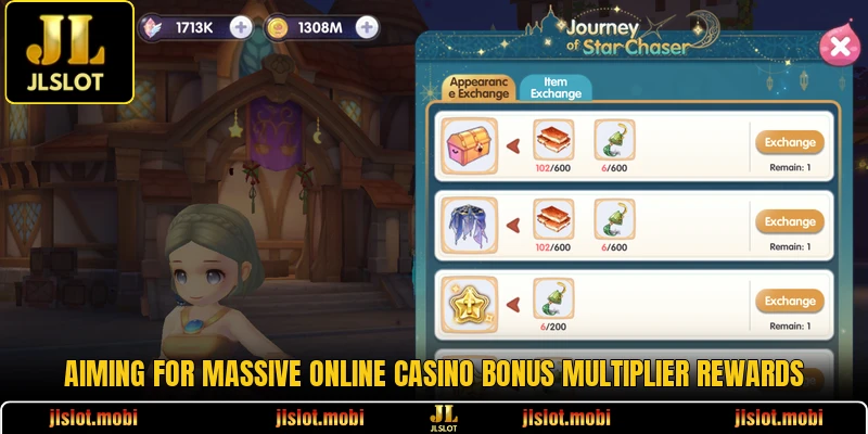 Aiming for massive online casino bonus multiplier rewards