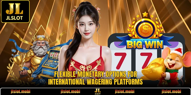 Flexible monetary options for international wagering platforms