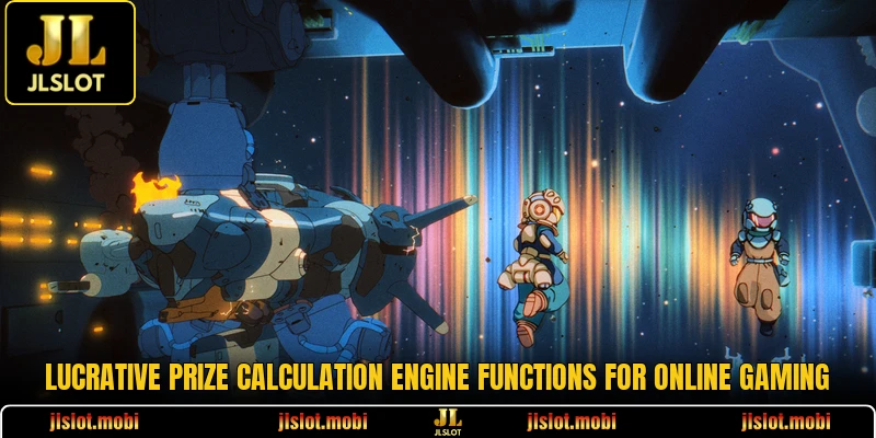Lucrative prize calculation engine functions for online gaming