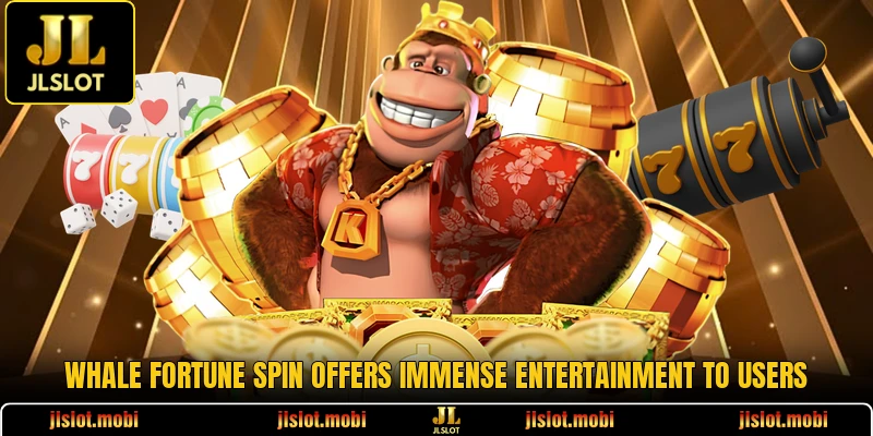 Whale Fortune Spin offers immense entertainment to users